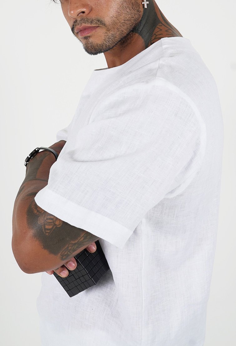 Onessimus White Short Sleeve  - DANIEL PHILIP